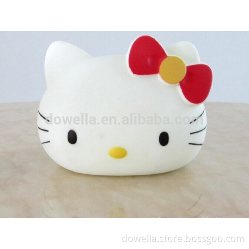 Disney audit factory HELLO KITTY plastic PVC vinyl piggy bank